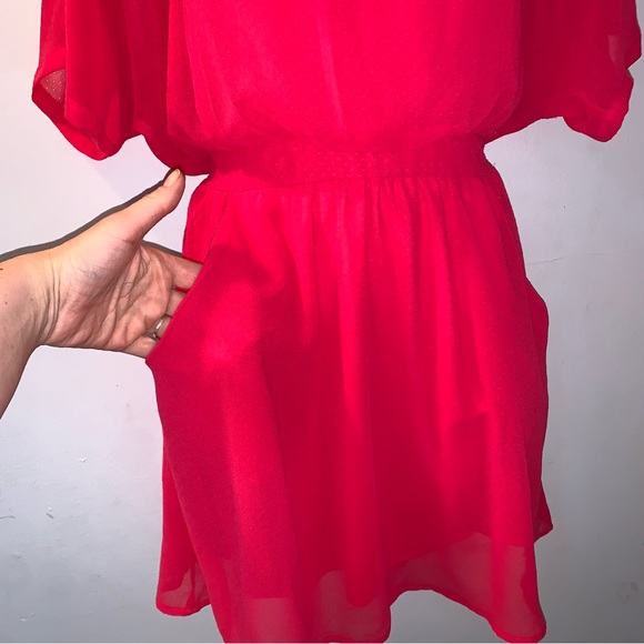 Freebird Mini Flowy  Dress W/ Pocketsl - Picture 2 of 8